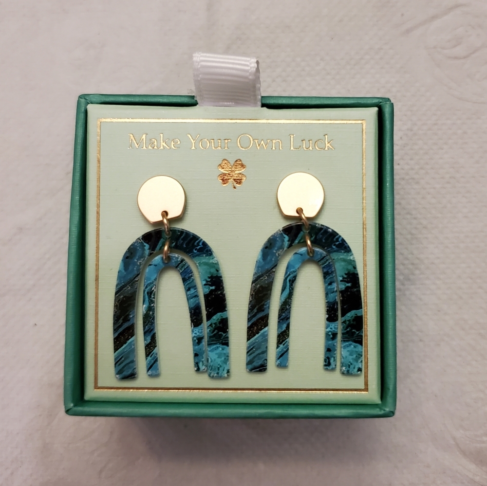 Make Your Own Luck Earrings 🍀